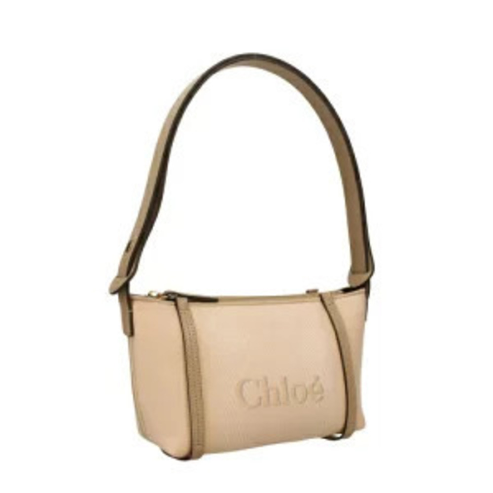 Chloe BEIGE Shoulder Brown BLUSHY Bag Tan Brown